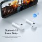 ROCK Space EB100 TWS Bluetooth 5.0 Waterproof Wireless Stereo Bluetooth Headset (White)