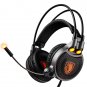 SADES R1 USB Gaming Headset 7.1 Channel Wired Headphone (Black+Orange)