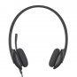 Logitech H340 Computer Office Education Training USB Interface Microphone Wired Headset