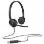 Logitech H340 Computer Office Education Training USB Interface Microphone Wired Headset