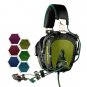 SADES A90 USB Gaming Headset 7.1 Channel Wired Headphe (Black+Army Green)