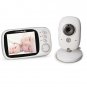 VB603 3.2 inch LCD 2.4GHz Wireless Surveillance Camera Baby Monitor (White)
