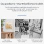 86 Type Through Wall AP Panel 300M Hotel Wall Relay Intelligent Wireless Socket Router (Yellow)