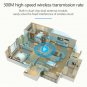 86 Type Through Wall AP Panel 300M Hotel Wall Relay Intelligent Wireless Socket Router (Yellow)