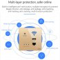 86 Type Through Wall AP Panel 300M Hotel Wall Relay Intelligent Wireless Socket Router (Yellow)