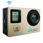 HAMTOD H12 UHD 4K WiFi Sport Camera with Waterproof Case (Gold)