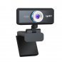 HXSJ S4 1080P Adjustable 180 Degree HD Manual Focus Video Webcam PC Camera with Microphone (Black)