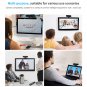 H703 2.0 Mega Pixels Full HD 1080P Drive-free Auto Focus USB Computer Camera (Black)