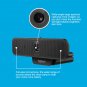 Logitech C925E 1080p HD Webcam with Integrated Security Cover (Black)