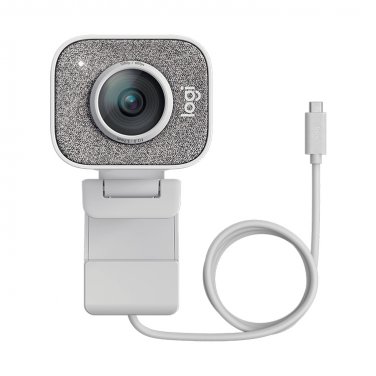 Logitech StreamCam Full HD 1080P / 60fps Auto Focus Live Broadcast Gaming Webcam (White)