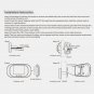 DD1 Smart Electronic Cat Eye with 2.8 inch LCD Screen Doorbell (Gold)