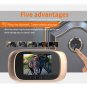 DD1 Smart Electronic Cat Eye with 2.8 inch LCD Screen Doorbell (Silver)