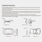 DD1 Smart Electronic Cat Eye with 2.8 inch LCD Screen Doorbell (Silver)