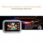 W8-S 2.4 inch Screen 2.0MP Security Camera No Disturb Peephole Viewer, Support TF Card (Silver)