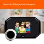 Danmini YB-30BH 3 inch Screen 1.0MP Security Camera Taking Picture Door Peephole (Black)