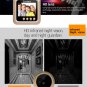 Danmini W5 2.4 inch Screen 2.0MP Security Camera No Disturb Peephole Viewer Doorbell (Gold)