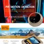 Danmini Q5 PIR 2.4 inch Screen 2.0MP Security Camera No Disturb Peephole Viewer (Gold)