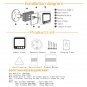 Danmini Q5 PIR 2.4 inch Screen 2.0MP Security Camera No Disturb Peephole Viewer (Gold)