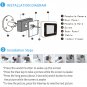 X8 2.4 inch Screen 2.0MP Security Camera No Disturb Peephole Viewer, Support TF Card (Gold)
