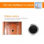 X8 2.4 inch Screen 2.0MP Security Camera No Disturb Peephole Viewer, Support TF Card (Silver)