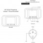 A32D 3.2 inch LED Display 720P HD Smart Peephole Viewer / Visual Doorbell