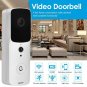 Intelligent WiFi 2.4G Doorbell Visual Remote Home Monitoring Doorbell Video Voice Intercom (White)
