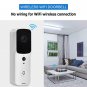 Intelligent WiFi 2.4G Doorbell Visual Remote Home Monitoring Doorbell Video Voice Intercom (White)