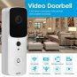 Intelligent WiFi 2.4G Doorbell Visual Remote Home Monitoring Doorbell Video Voice Intercom (Black)