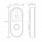 B50 720P Smart WiFi Video Visual Doorbell (White)