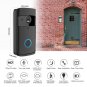 M4 720P Smart WIFI Ultra Low Power Video PIR Visual Doorbell (Black)