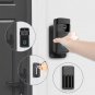 M4 720P Smart WIFI Ultra Low Power Video PIR Visual Doorbell (Black)