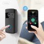 M4 720P Smart WIFI Ultra Low Power Video PIR Visual Doorbell (Black)