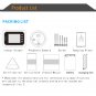 Danmini Q8 2.4 inch Color Screen 1.0MP Security Camera No Disturb Peephole Viewer (Gold)