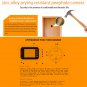 Danmini Q8 2.4 inch Color Screen 1.0MP Security Camera No Disturb Peephole Viewer (Gold)
