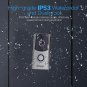 M11 720P Smart WIFI Ultra Low Power Video Visual Doorbell (Grey)