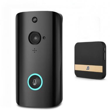 Smart WiFi Video Intercom Door Home Alarm Remote Monitoring, Typle:M9 + UK Plug