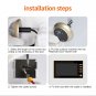Danmini Q10 4.3 Inch Screen Motion Detection Camera Video Alarm Smart Digital Door Viewer (Gold)