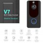 V7 Standard Edition 1080P Full HD Weather Resistant WiFi Security Monitor Intercom Video Doorbell