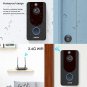 V7 Standard Edition 1080P Full HD Weather Resistant WiFi Security Monitor Intercom Video Doorbell