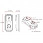 Anytek B60 720P Smart WiFi Video Visual Doorbell (White)