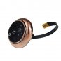 Danmini YB-43HD-MT 4.3 inch Screen 3.0MP Security Camera Peephole Viewer Door Bell (Black)