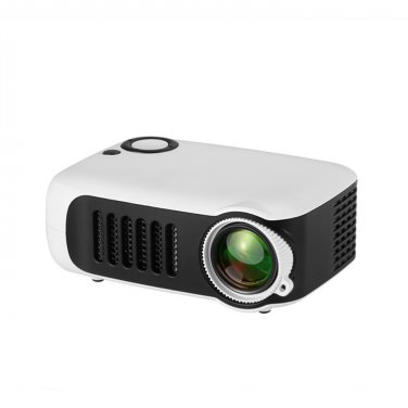 A2000 Mini Portable Projector 800 Lumen Supports 1080P LCD 50000 Hours Lamp Life (White)
