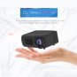 A2000 Mini Portable Projector 800 Lumen Supports 1080P LCD 50000 Hours Lamp Life (White)