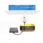 A2000 Mini Portable Projector 800 Lumen Supports 1080P LCD 50000 Hours Lamp Life (White)