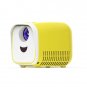 L1 Children Projector Mini LED Portable Home Speaker Projector, UK Plug (Yellow)