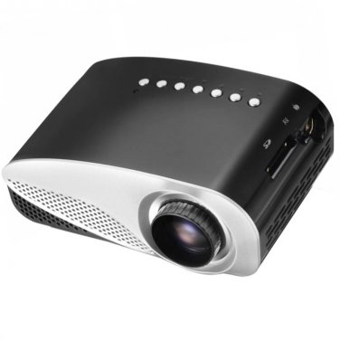 Vivibright GP8S Portable Micro Projector Home Theater Projector with Remote Control (Black)