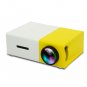 YG300 400LM Portable Mini Home Theater LED Projector with Built-in 1300mAh Lithium battery (Yellow)