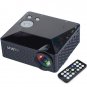 Uhappy U18 60LM Home Theater 320*240 Mini Projector with Remote Control (Black)