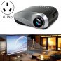 1080P HD Mini LED Projector for Home Multimedia Cinema, AU Plug (Black)