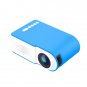 YG210 320x240 400-600LM Mini LED Projector Home Theater, Battery Version (Blue)